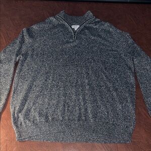 Croft & Barrow Men's Charcoal Zip-Up Sweater